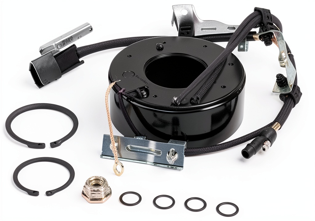 Installing Newparts Automotive Air Conditioning Coil Replacement on a wooden desk