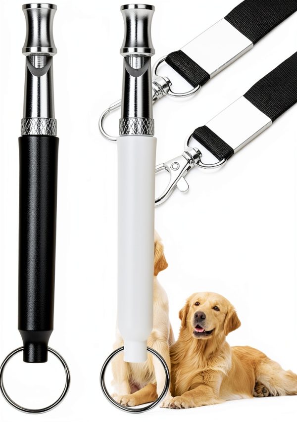 Ultrasonic Dog Whistle 2-pack AMERRYAYUR - Stop Barking, Long Range-0