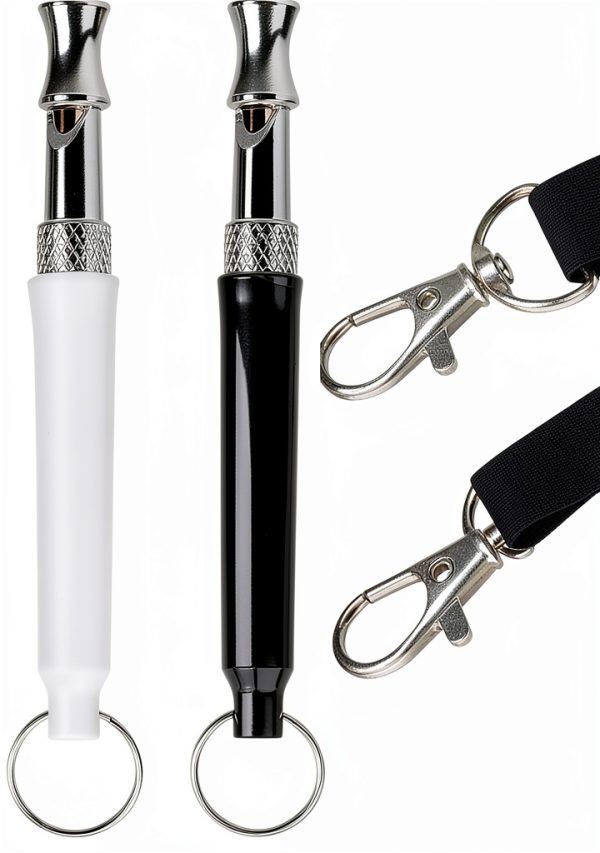 Dog Whistle mgmooa Ultrasonic Silent Whistle with Lanyard 2pcs-6
