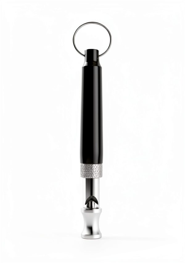 Dog Whistle 4 Pack Ultrasonic Silent Training by Skrfren Black-5
