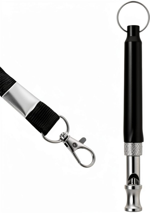 Dog Whistles, Adjustable Ultrasonic Silent Dog Whistle to Stop Barking Neighbors Dog, Professional Recall Dog Training Device with Lanyard-0