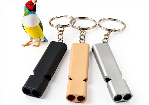 Birds Whistle DQITJ Stainless Steel Training Flute for Pigeons Black-0