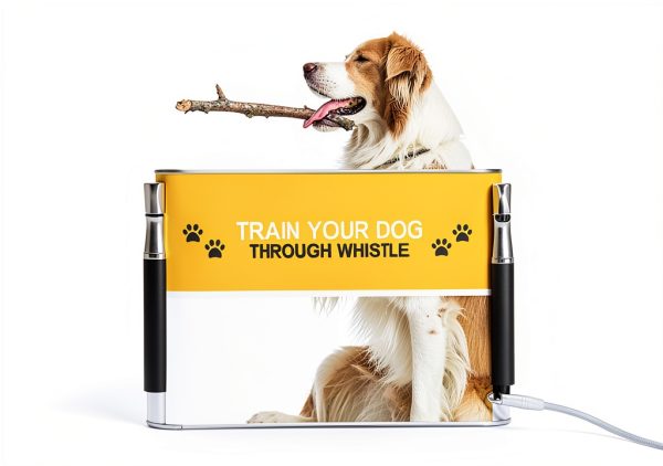 Ultrasonic Dog Whistle 2-pack AMERRYAYUR - Stop Barking, Long Range-1