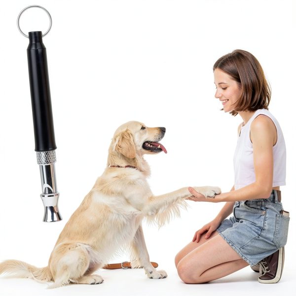 Dog Whistle mgmooa Ultrasonic Silent Whistle with Lanyard 2pcs-4