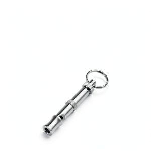 Silver Adjustable Ultrasonic Dog Whistle,Portable Whistle Pet Whistle Supersonic Whistle Dog Whistles for Pet Training,Training and Behavior Aids,Professional Dog Whistle to Stop Barking Neighbors-0