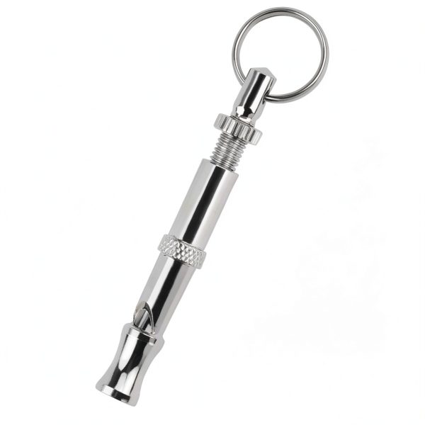 Anti Barking Device Dog Whistle Ultrasonic Clicker Keychain-4