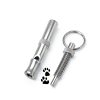 Silver Adjustable Ultrasonic Dog Whistle,Portable Whistle Pet Whistle Supersonic Whistle Dog Whistles for Pet Training,Training and Behavior Aids,Professional Dog Whistle to Stop Barking Neighbors-4