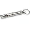 Silver Pets Whistle Adjustable Pet Training Sound Control Stainless Steel Puppy Bark Whistles with Suspendable Key Chain Dogs Training and Behavior Aids-4