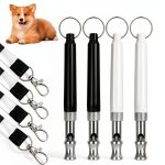 Dog Whistle 4 Pack Ultrasonic Silent Training by Skrfren Black-0