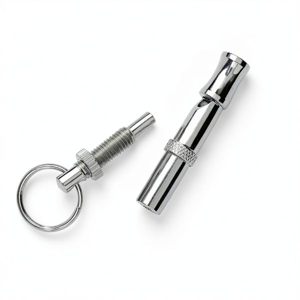 Anti Barking Device Dog Whistle Ultrasonic Clicker Keychain-6