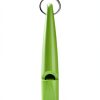 Weewooday 5 Pieces High Pitch Plastic Dog Whistles for Recall Training, Dog Training Whistle with Lanyards and Key Rings (Black, Orange, Blue, Purple, Green)-1