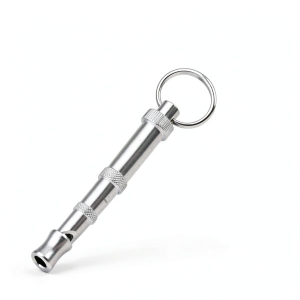 Silver Adjustable Ultrasonic Dog Whistle,Portable Whistle Pet Whistle Supersonic Whistle Dog Whistles for Pet Training,Training and Behavior Aids,Professional Dog Whistle to Stop Barking Neighbors-1