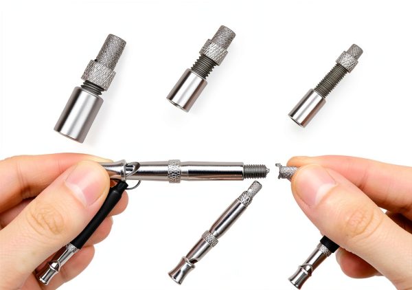 Dog Whistle HRYYDS KW-2178 Adjustable Frequency Stainless Steel 2 Pack-2
