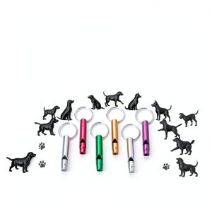 Ultrasonic Dog Whistles Metal 6 Pcs by Juroicessry Whistle Set-0