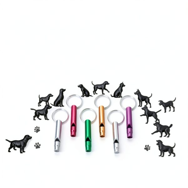 Ultrasonic Dog Whistles Metal 6 Pcs by Juroicessry Whistle Set-0