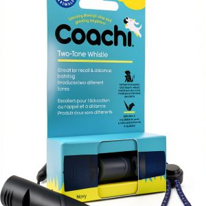 Coachi Two Tone Whistle Dog Whistle Adjustable Reflective Lanyard-0