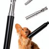 2 Pack Dog Whistle, Dog Whistle to Stop Barking Neighbors Dog, Adjustable Ultrasonic Silent Dog Whistle, Professional Recall Dog Training Whistles, with Lanyard (Black and White)-1