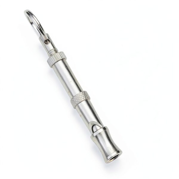 Silver Adjustable Ultrasonic Dog Whistle Jinshining Portable Training-5