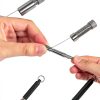 Dog Whistle NIKIMORE 2-Pack Silent Ultrasonic Lanyard Black/White-5