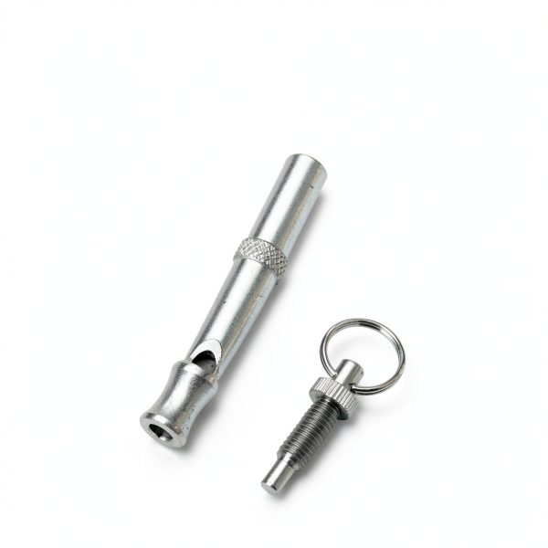 Silver Adjustable Ultrasonic Dog Whistle Jinshining Portable Training-3