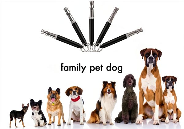 Dog Whistle Adjustable Ultrasonic Silent 2 Pack – BD Training Whistle-5