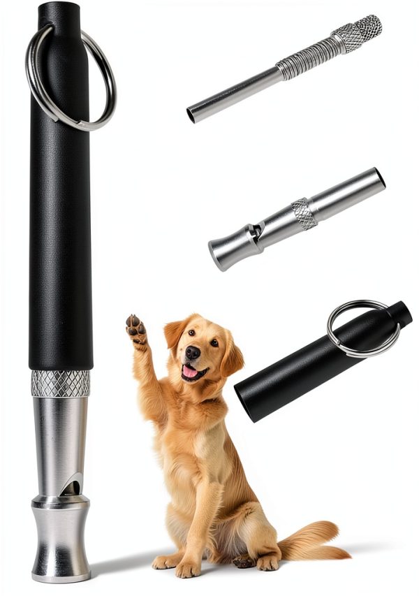 Dog Whistle Reddeda 2 Pack Black Ultrasonic Silent Whistle-1