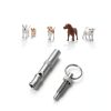 Silver Adjustable Ultrasonic Dog Whistle Jinshining Portable Training-2