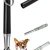 Dog Whistle NIKIMORE 2-Pack Silent Ultrasonic Lanyard Black/White-4